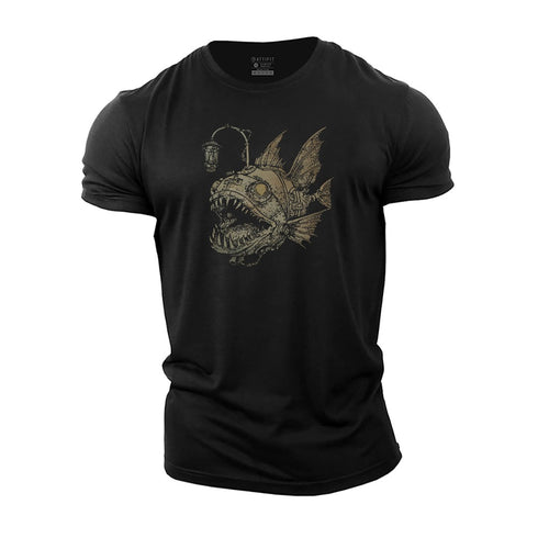 Men's Abyssal Sentinel Cotton T-Shirt