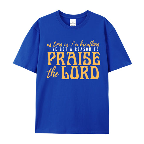 Unisex Praise The Lord Cotton T-Shirt