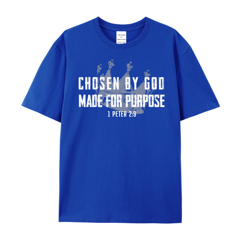 Unisex Chosen By God Made For Purpose Cotton T-Shirt