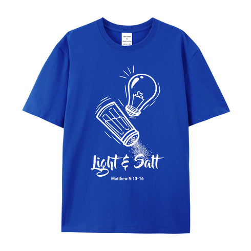 Unisex Light And Salt Cotton T-Shirt