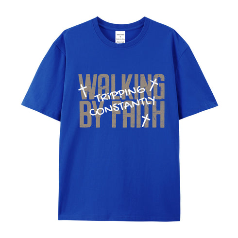 Unisex Walk By Faith Cotton T-Shirt