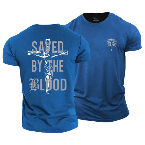 Men's Saved By The Blood Cotton T-Shirt