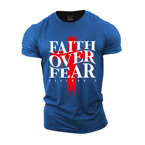 Unisex Faith Over Fear Cotton T-Shirt