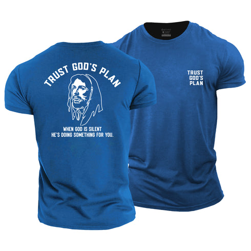 Men's Trust God's Plan Cotton T-Shirt