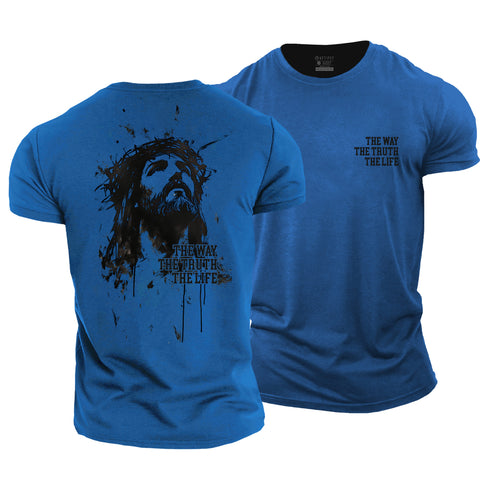 Men's The Way The Truth The Life Cotton T-Shirt
