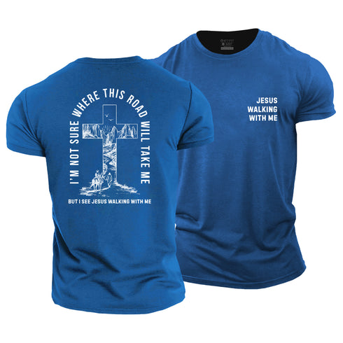 Men's I’M NOT SURE WHERE THIS ROAD WILL TAKE ME Cotton T-Shirt