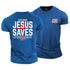 Unisex Jesus Saves Cotton T-Shirt