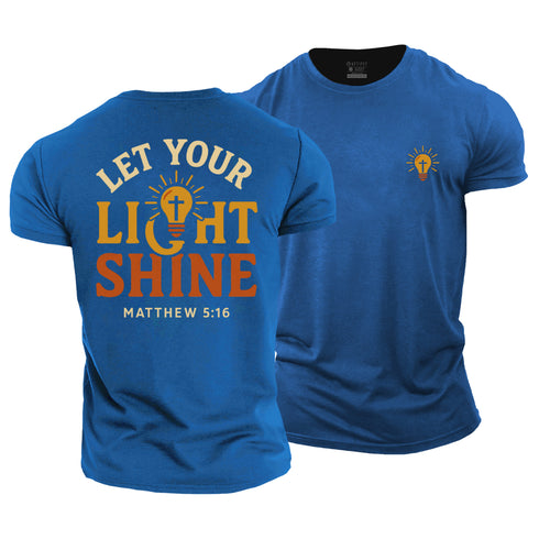 Men's Let Your Light Shine Cotton T-Shirt