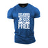 Men's Religion Sets Rules Jesus Sets Free Cotton T-Shirt