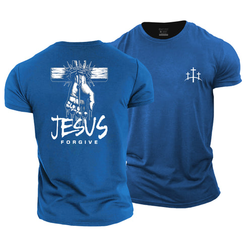 Unisex Jesus Forgive Cotton T-Shirt