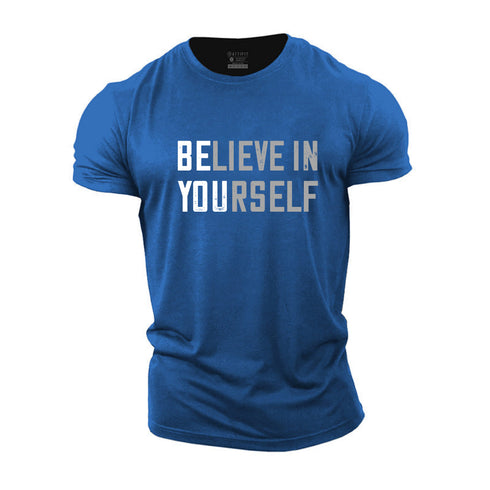 Men's Believe In Yourself Cotton T-Shirt