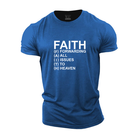 Men's Faith Meaning Cotton T-Shirt