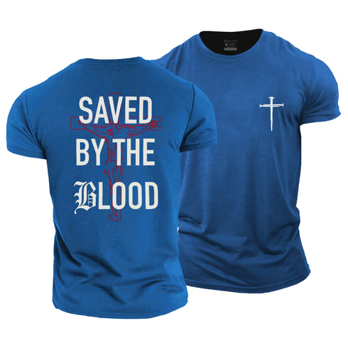 Unisex Saved By The Blood Cotton T-Shirt