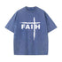 Unisex Faith Brush Stroke Washed T-Shirt