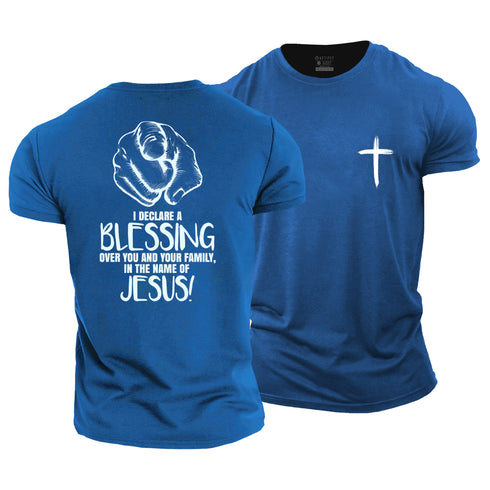 Men's I Declare A Blessing Over You Cotton T-Shirt