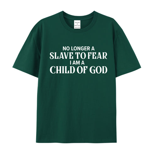 Unisex No Longer A Slave To Fear Cotton T-Shirt