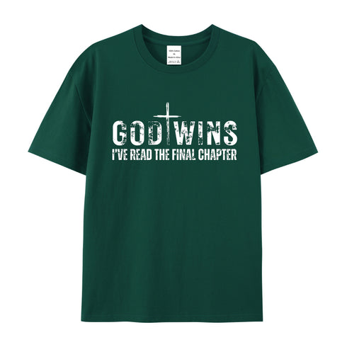 Unisex God Wins Cotton T-Shirt