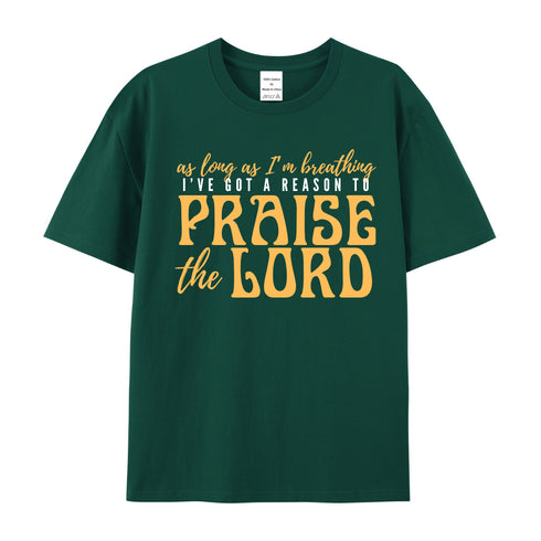Unisex Praise The Lord Cotton T-Shirt