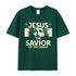 Unisex Jesus The Savior Of The World Cotton T-Shirt