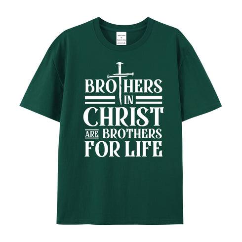 Unisex Brothers In Christ Cotton T-Shirt