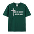 Unisex Time Is Short Repent Now Cotton T-Shirt