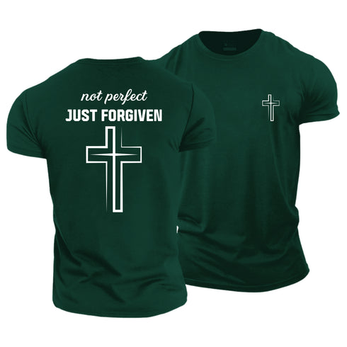 Men's Not Perfect Just Forgiven Cotton T-Shirt