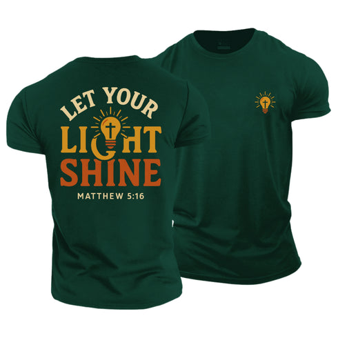 Men's Let Your Light Shine Cotton T-Shirt