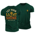 Men's Let Your Light Shine Cotton T-Shirt