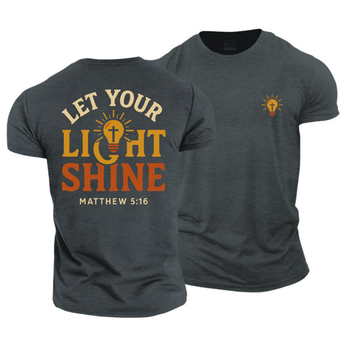 Men's Let Your Light Shine Cotton T-Shirt