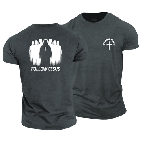 Men's Follow Jesus Cotton T-Shirt
