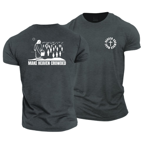 Men's Make Heaven Crowded Cotton T-Shirt