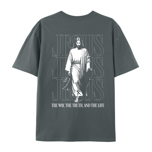 Men's Jesus The Way The Truth And The Life Cotton T-Shirt