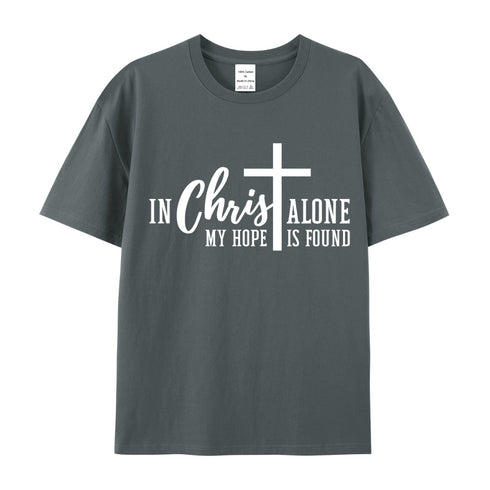 Unisex My Hope Is Found In Christ Alone Cotton T-Shirt
