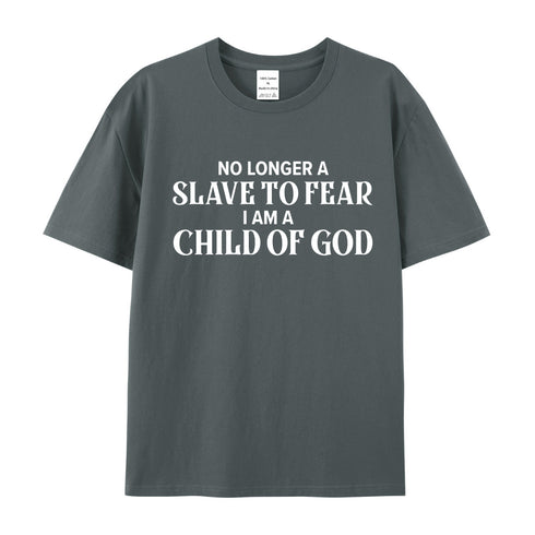 Unisex No Longer A Slave To Fear Cotton T-Shirt