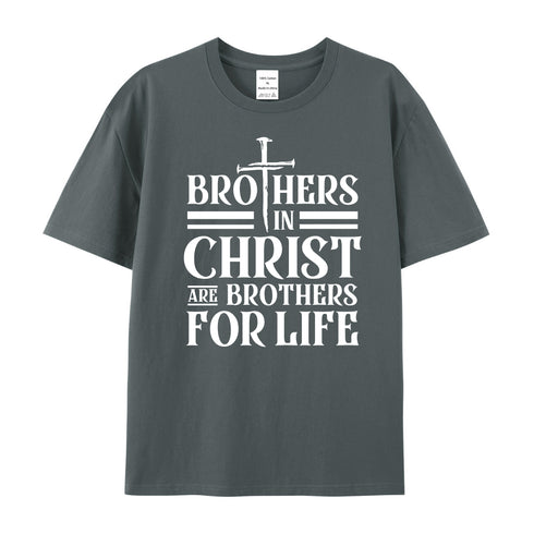 Unisex Brothers In Christ Cotton T-Shirt