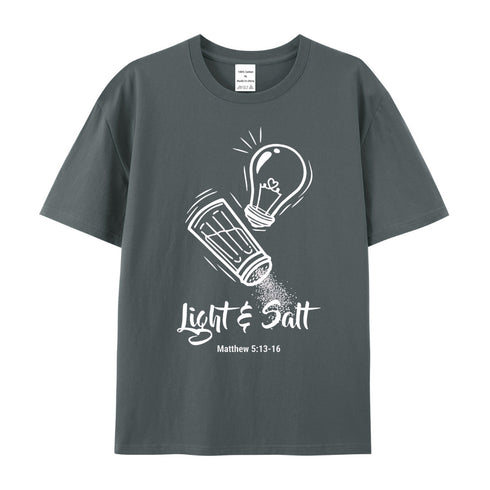 Unisex Light And Salt Cotton T-Shirt