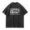 Men's Fitness and Faith Washed T-Shirt