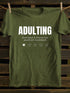 Men's ADULTING OVERRATED OVERPRICED T-SHIRT