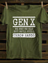 Men's Gen X We May Be Old But Well Still Throw Hands T-Shirt