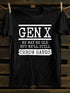 Men's Gen X We May Be Old But Well Still Throw Hands T-Shirt
