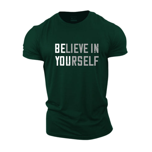 Men's Believe In Yourself Cotton T-Shirt