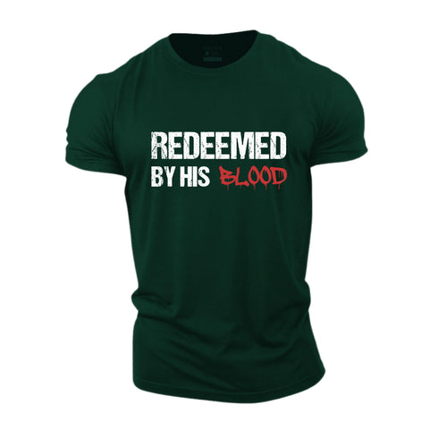 Unisex Redeemed By His Blood Cotton T-Shirt