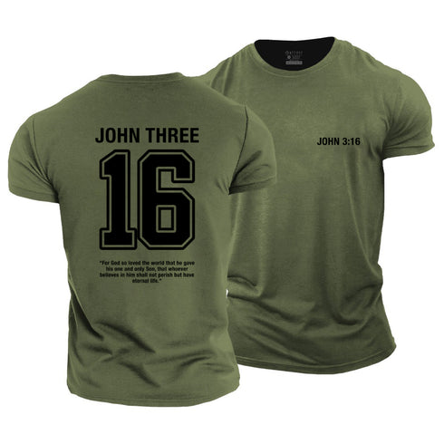 Men's JOHN 3:16 Cotton T-Shirt