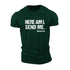Men's Here Am I Send Me Cotton T-Shirt