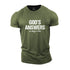 Men's God's Answers Are Always On Time Cotton T-Shirt