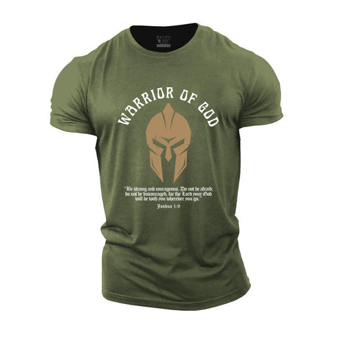 Men's Warrior Of God Cotton T-Shirt