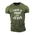 Men's There Is Power In The Name Of Jesus Cotton T-Shirt