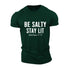 Men's Be Salty Stay Lit Cotton T-Shirt
