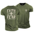 Men's Faith Over Fear Cotton T-Shirt