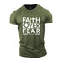 Men's Faith Over Fear Cotton T-Shirt